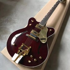 Guitarra elétrica Chet Atkins Country Gentleman marrom semi oca simulada furo F comprar usado  Enviando para Brazil