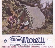 Pubblicita 1925 tende usato  Biella