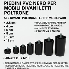 Piedini pvc nero usato  Napoli