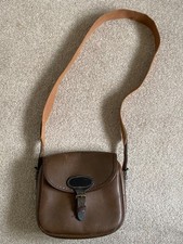 Bolso Cartucho Vintage Cuero Marrón con Correas Mango/Correa Ajustable segunda mano  Embacar hacia Mexico