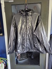 Boohoo silver shiny for sale  DAVENTRY