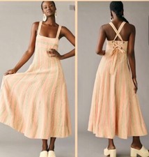 Vestido maxi listrado Anthropologie novo sem etiquetas comprar usado Vestido maxi listrado Anthropologie novo sem etiquetas comprar usado  Enviando para Brazil