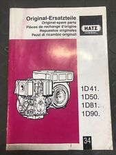 Hatz 1d31 1d41 for sale  LANCING
