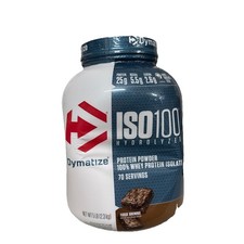 Dymatize ISO 100 Hidrolisado Whey Protein Pó Isolado, Brownie Fudge, Danificado!, usado comprar usado  Enviando para Brazil