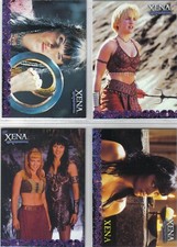 XENA WARRIOR PRINCESS SERIES 4-5 CONJUNTO DE 4 CARTÕES PROMOCIONAIS P1-P4, usado comprar usado  Enviando para Brazil