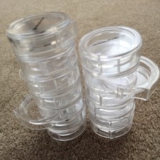 Stacking plastic storage for sale  FOCHABERS