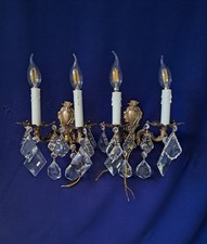 Antica coppia lampade usato  San Bonifacio
