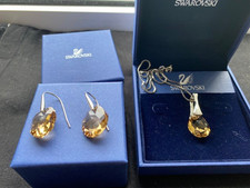 Swarovski earrings necklace for sale  BROXBURN