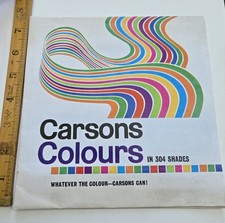 Vintage carsons colour for sale  HYTHE
