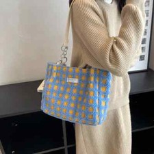 Usado, Bolsa de ombro lateral feminina grande com zíper pano bolsas tote de mão bolsas bolsa comprar usado  Enviando para Brazil