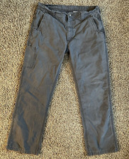 Calça jeans Key lona cargo masculina 34x32 cinza trabalho construção jeans comprar usado  Enviando para Brazil