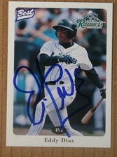 Autographed eddy diaz for sale  Kirkland