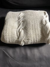 Cream chunky knitted for sale  NOTTINGHAM