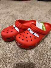 Lightning McQueen Crocs/Chodaki Rozmiar 9M W11 Nowe! na sprzedaż  Wysyłka do Poland