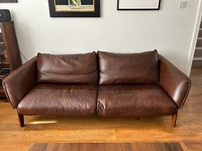 Seater sofa brown for sale  SHREWSBURY