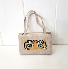 Tiger needlepoint faux for sale  Sandy Hook