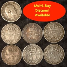 Threepence 1902 1910 for sale  SIDMOUTH