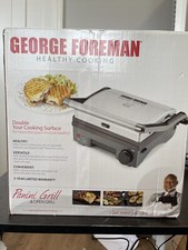 Nova grelha George Foreman panini e grelha aberta pn3000t culinária saudável comprar usado  Enviando para Brazil