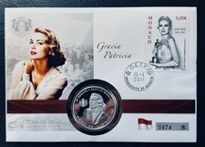 Numisbrief medaille monaco gebraucht kaufen  Heist