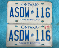 Kanada nummernschild kfz gebraucht kaufen  Düsseldorf