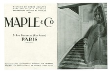 Publicité ancienne escalier d'occasion  France