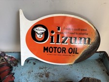 Oilzum steel sign for sale  Bartlett
