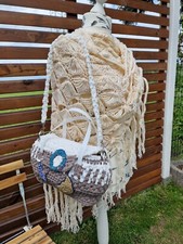Handtasche handarbeit häkelta gebraucht kaufen  Erftstadt