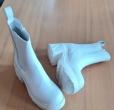 Boots weiß plateauschuhe gebraucht kaufen  Varel