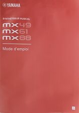 Sintetizadores originais Yamaha francês modo manual do proprietário D'Emploi MX49 MX61 MX88 comprar usado  Enviando para Brazil