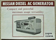 Nissan diesel generator for sale  LEICESTER