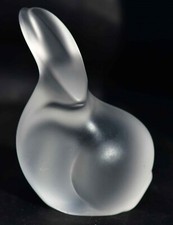 Frosted glass hare for sale  ASHFORD