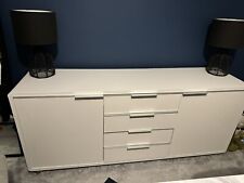 White gloss sideboard for sale  BANBURY