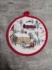 Vintage christmas scene for sale  Fort Myers