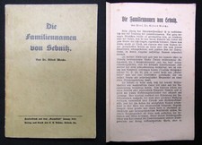 Meiche familiennamen sebnitz gebraucht kaufen  Königsbrück