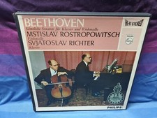 ROSTROPOVICH RICHTER BEETHOVEN CELLO SONATAS PHILIPS HIFI STEREO 835 182-183 2LP comprar usado  Enviando para Brazil
