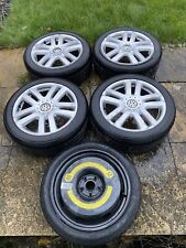 vw golf mk 5 alloy wheels used for sale  LEICESTER