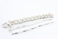 Sterling silver bracelets for sale  LEEDS