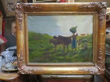 Tableau huile toile d'occasion  Craponne
