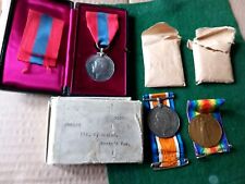 Ww1 medal pair for sale  WREXHAM