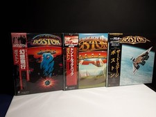 BOSTON 3-Lp Lot "Self-Titled- Don't Look Back-Third Sage" Japan-Obi-Vinyl Debut  comprar usado  Enviando para Brazil