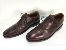 TH Thursday boot co. Executive couro castanho biqueira oxford sapatos sociais masculinos 10, usado comprar usado  Enviando para Brazil