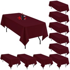 Pack burgundy tablecloth for sale  Beverly Hills