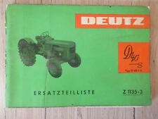 Riginal deutz ersatzteilliste gebraucht kaufen  Zeiskam