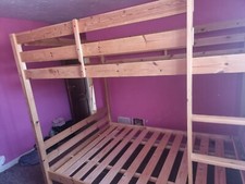 Wooden bunk bed for sale  SLOUGH
