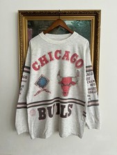 Camiseta Vintage Anos 90 Chicago Bulls NBA Long Gone Manga Longa Tamanho G comprar usado  Enviando para Brazil