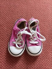Girl pink converse for sale  DUNSTABLE
