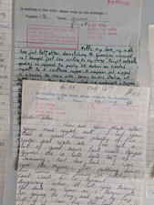 Handwritten letters 1980s for sale  OKEHAMPTON