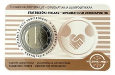 Coincard (FI/SE) 2 Euro Finnland 2025"Staatsbesuche–Diplomatie und Außenpolitik" comprar usado  Enviando para Brazil