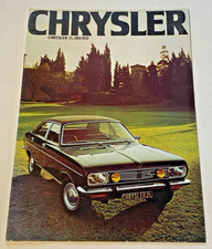 Brochure chrysler litres d'occasion  Quarré-les-Tombes