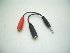 Auriculares de computadora Plantronics a cable para teléfono inteligente 2 x 3,5 mm hembra a 3,5 mm macho  segunda mano  Embacar hacia Mexico